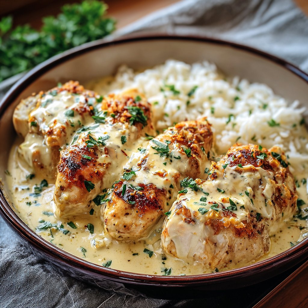 Creamy Asiago Chicken Creamy Asiago Chicken