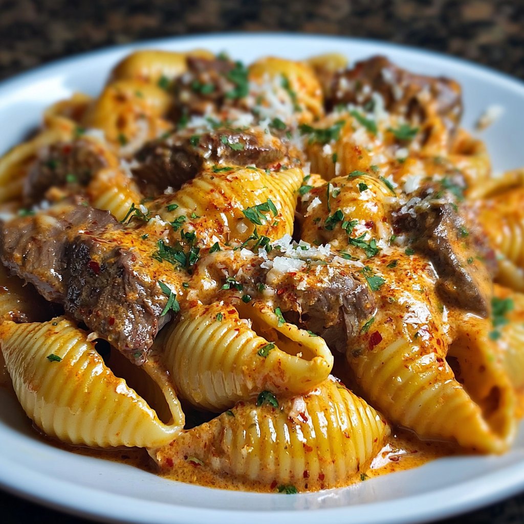 Creamy Paprika Steak Shells The Family Would Love Creamy Paprika Steak Shells The Family Would Love