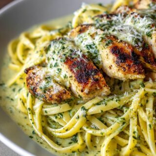 creamy pesto sauce for chicken pasta