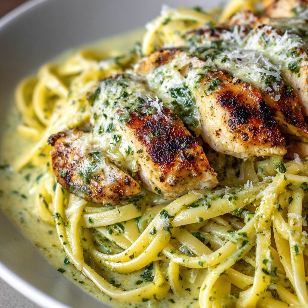 Creamy Pesto Sauce for Chicken Pasta