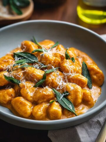 Creamy Pumpkin Gnocchi