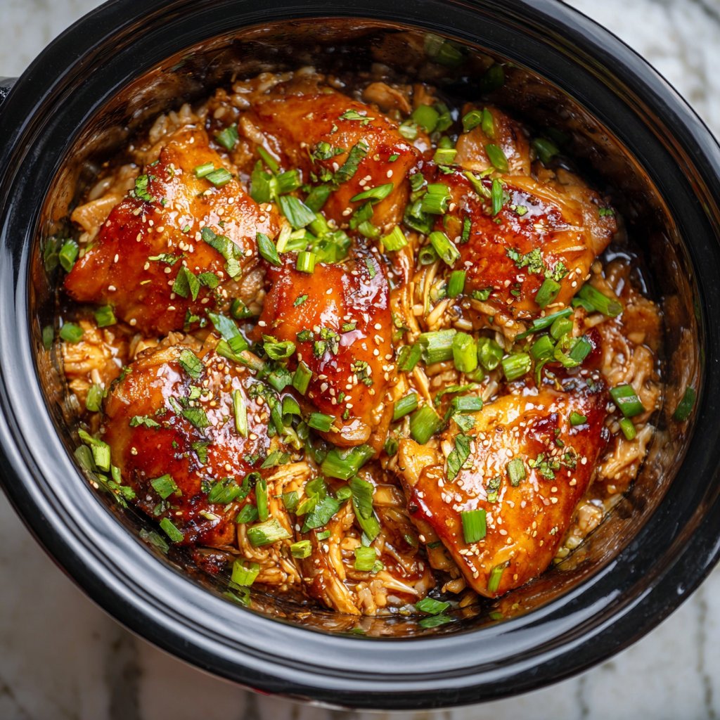 Dump and Go Crockpot Teriyaki Chicken