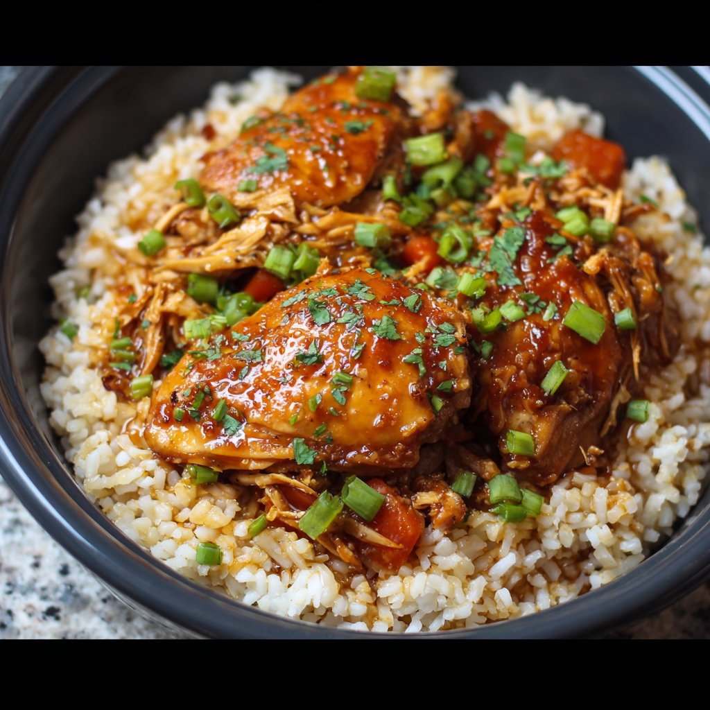 Dump and Go Crockpot Teriyaki Chicken