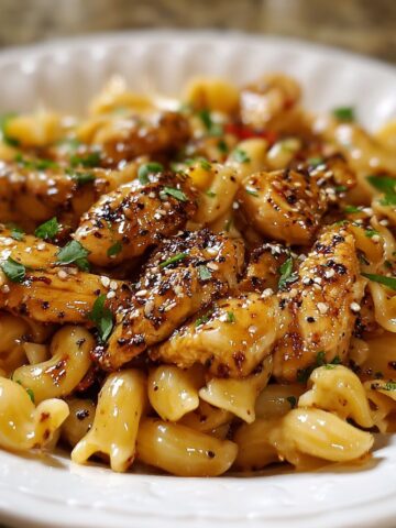 Easy Honey Pepper Chicken Pasta Recipe