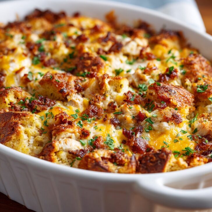 Easy Low Carb Chicken Casserole Bake