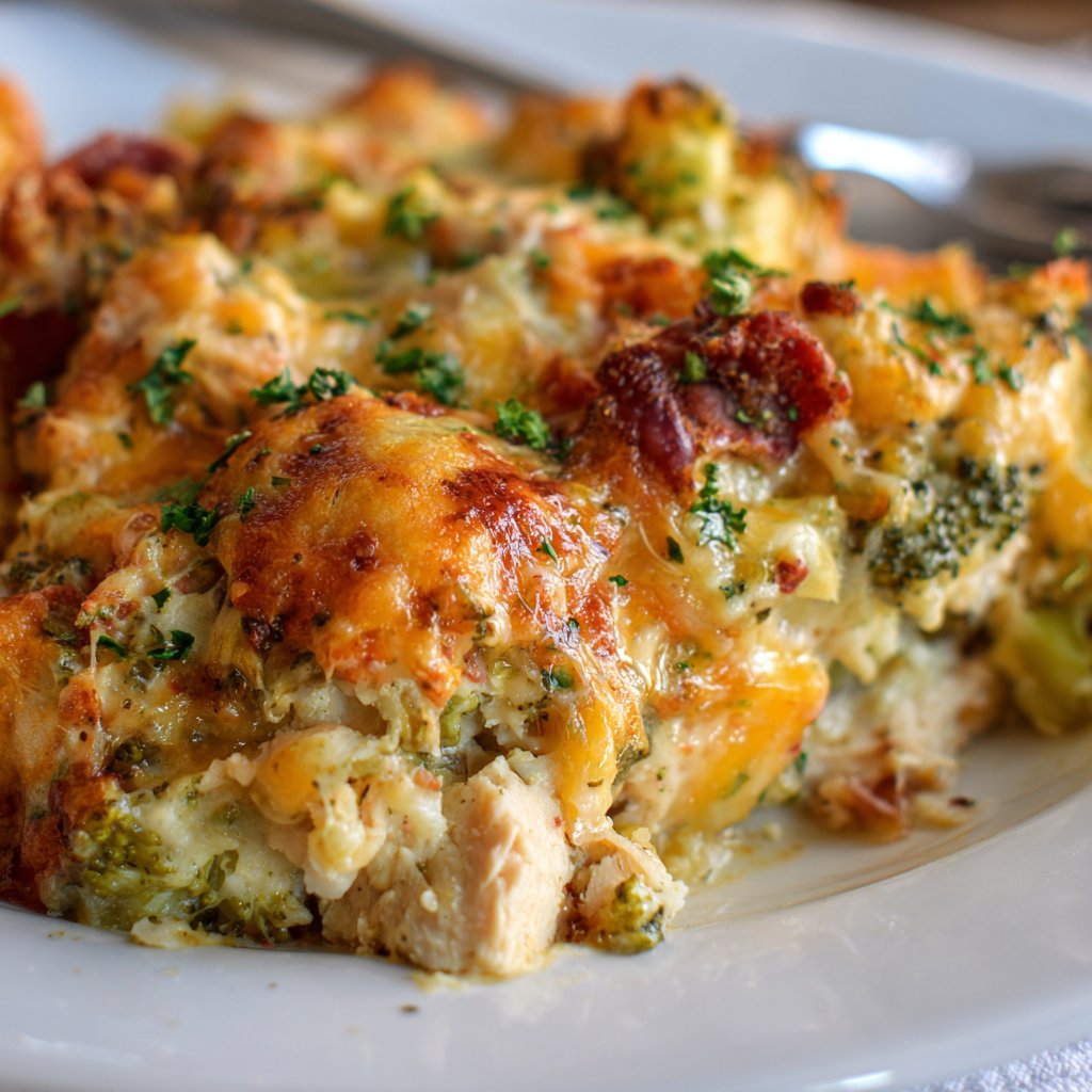 Easy Low Carb Chicken Casserole Bake