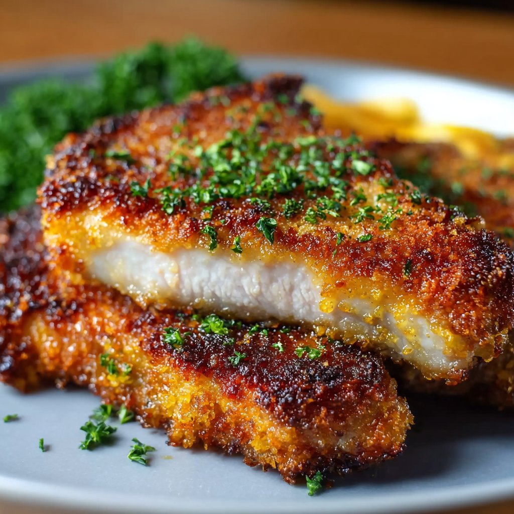 Easy Oven Crispy Baked Pork Chops Easy Oven Crispy Baked Pork Chops