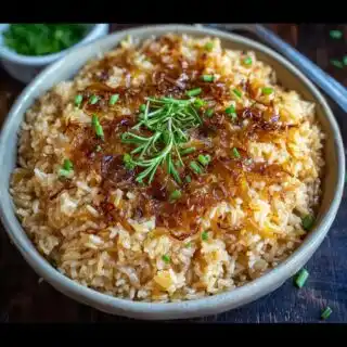 french onion butter rice