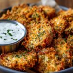 fried pickles air fryer recipe with ranch