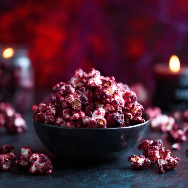 Halloween Bloody Red Velvet Popcorn
