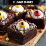 halloween eyeball brownies