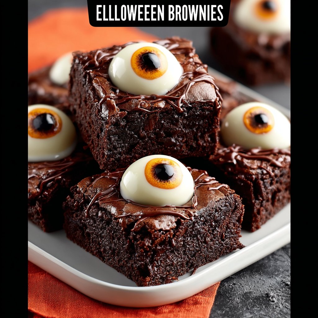 Halloween Eyeball Brownies Halloween Eyeball Brownies
