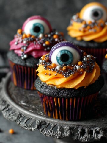 Halloween Eyeball Cupcakes