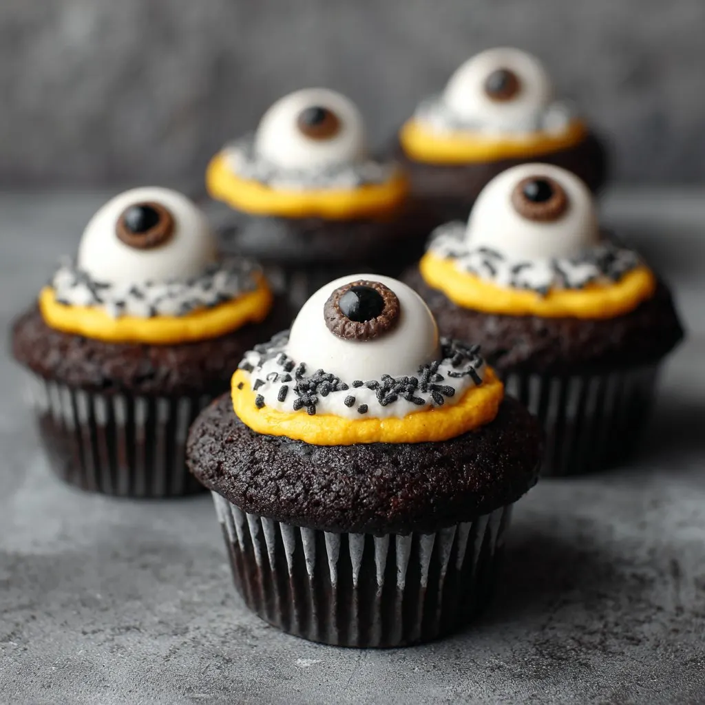 Halloween Eyeball Cupcakes Halloween Eyeball Cupcakes