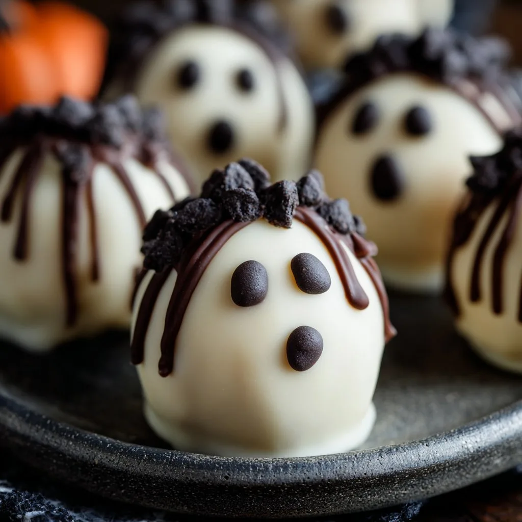 Halloween Ghost Oreo Balls Halloween Ghost Oreo Balls