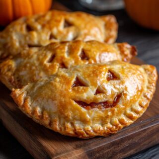 halloween jack o lantern hand pies