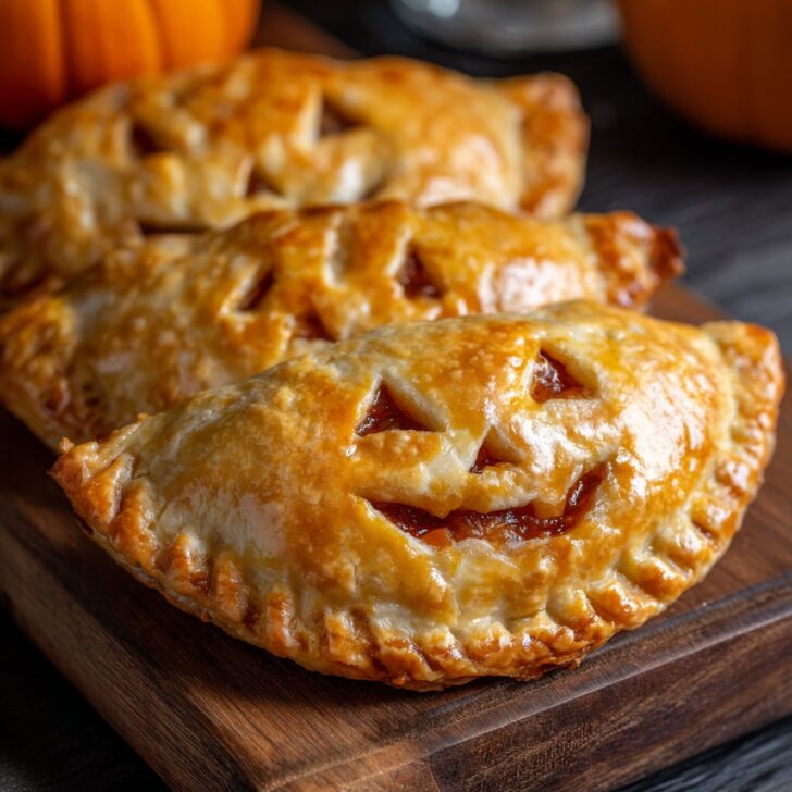 Halloween Jack-O-Lantern Hand Pies