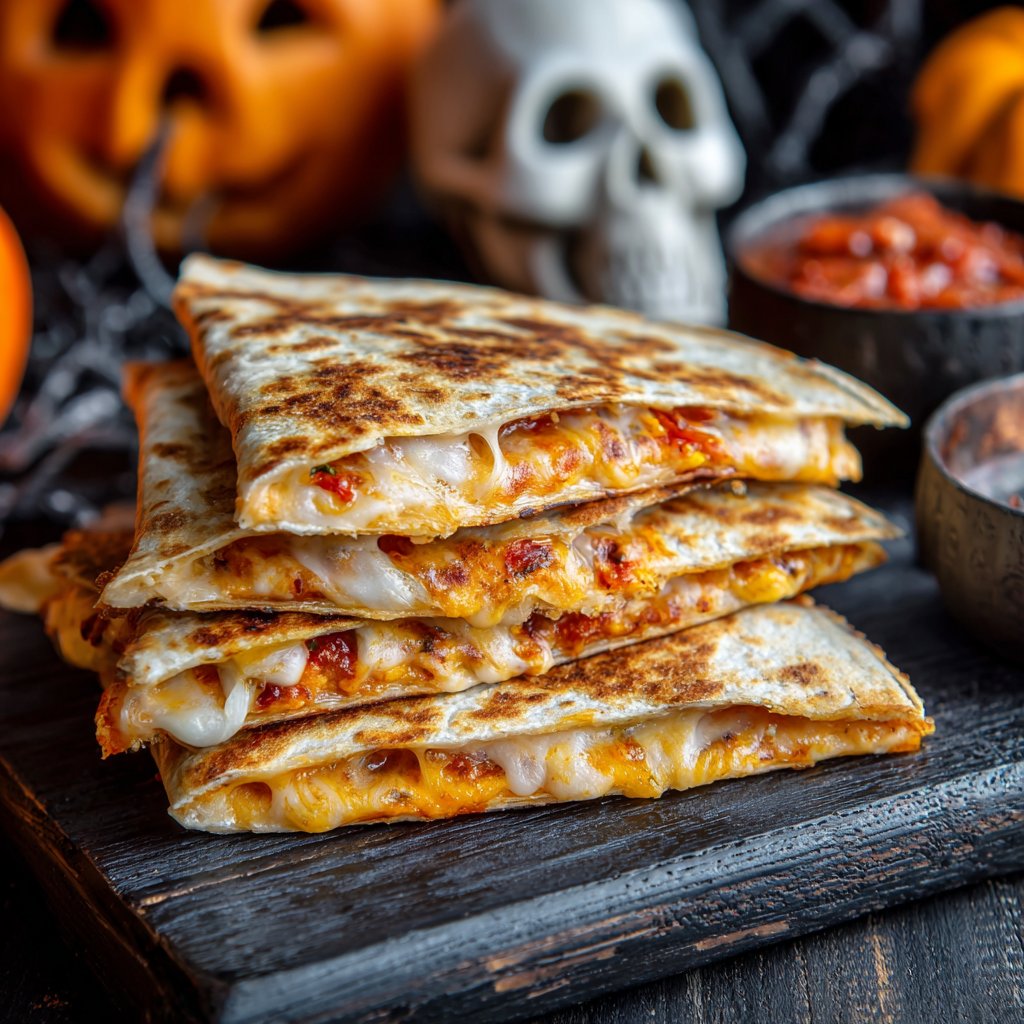 Halloween Quesadillas Halloween Quesadillas