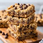 healthy chocolate chip oatmeal bars recipe