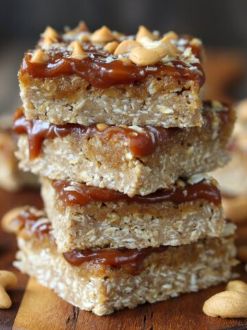 Healthy No-Bake Peanut Butter Oatmeal Bars