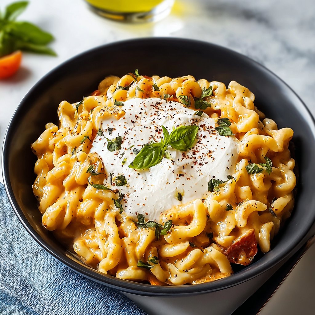 High Protein Cottage Cheese Pasta