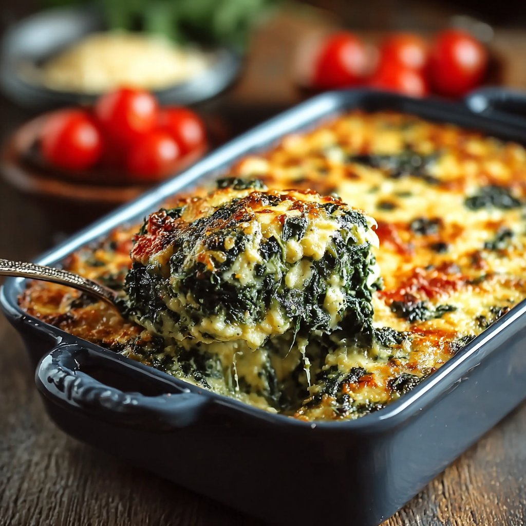 Italian Spinach Bake Recipe Italian Spinach Bake Recipe