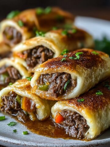 Keto Philly Cheesesteak Roll Ups