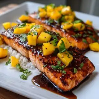 mango teriyaki salmon
