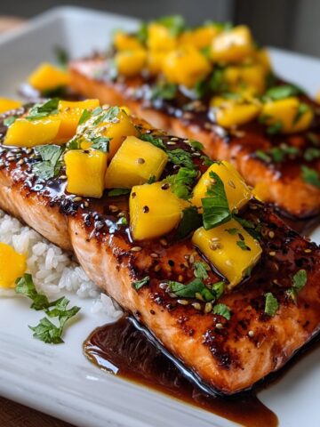Mango Teriyaki Salmon