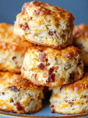 Maple Bacon Cheddar Biscuits