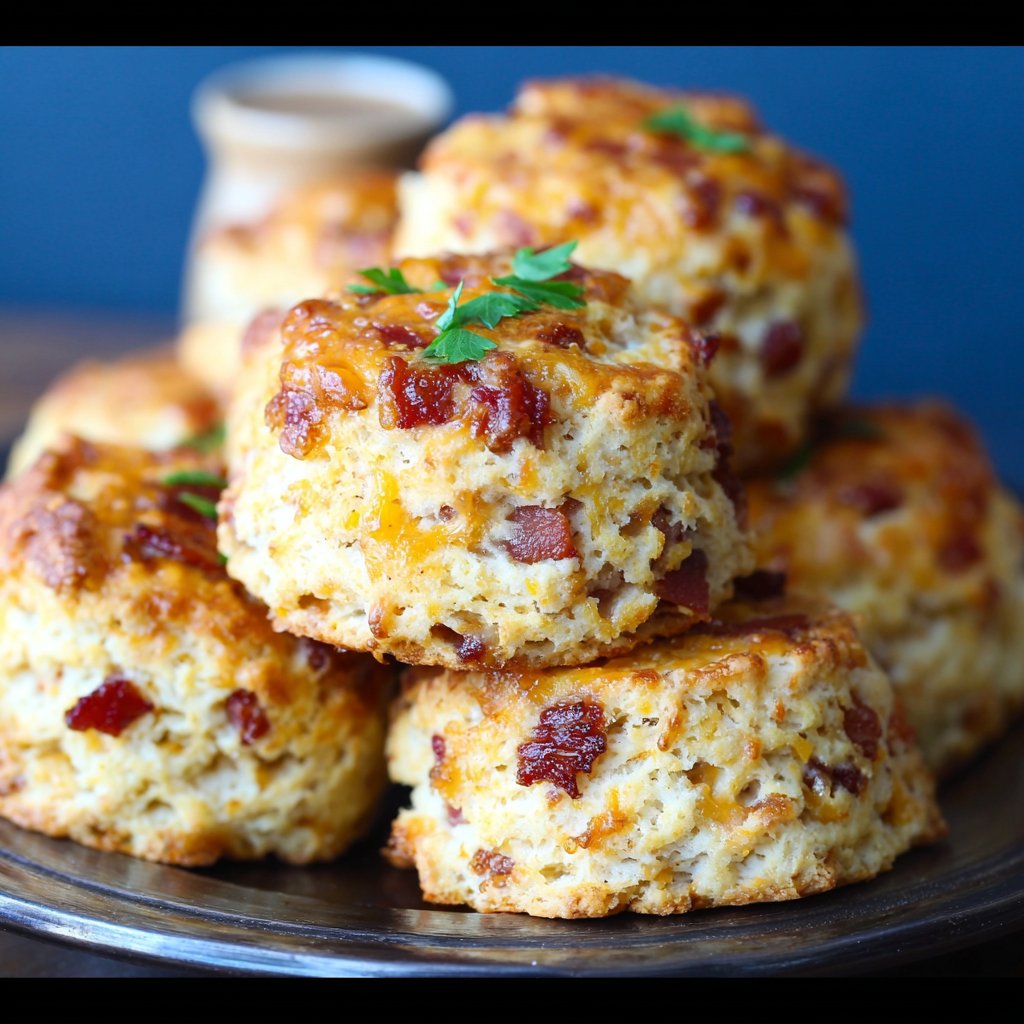 Maple Bacon Cheddar Biscuits Maple Bacon Cheddar Biscuits