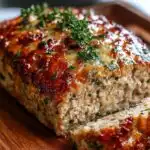 melt in your mouth garlic parmesan chicken meatloaf easy dinner