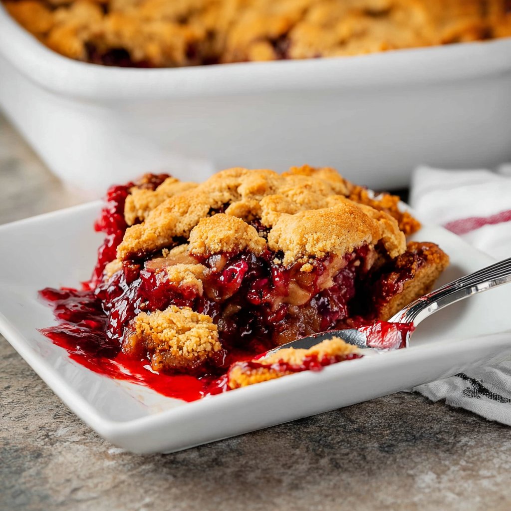 Peanut Butter and Jelly Cobbler recipe Peanut Butter and Jelly Cobbler recipe