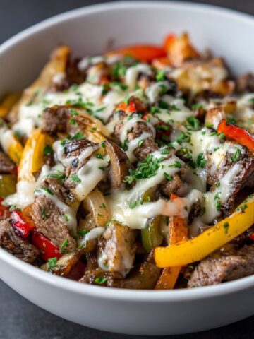 Philly Cheesesteak Bowls – Easy Low-Carb Dinner Idea