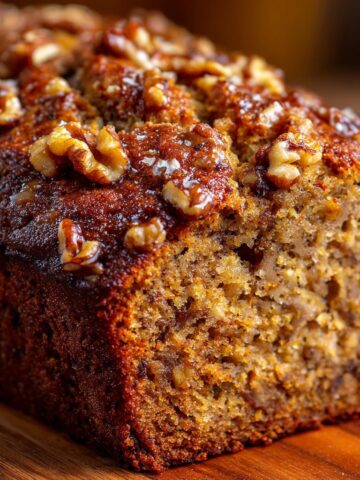 Pumpkin Banana Bread with Walnuts