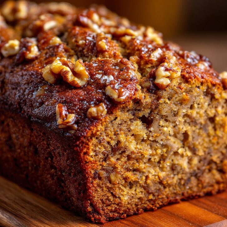 Pumpkin Banana Bread with Walnuts