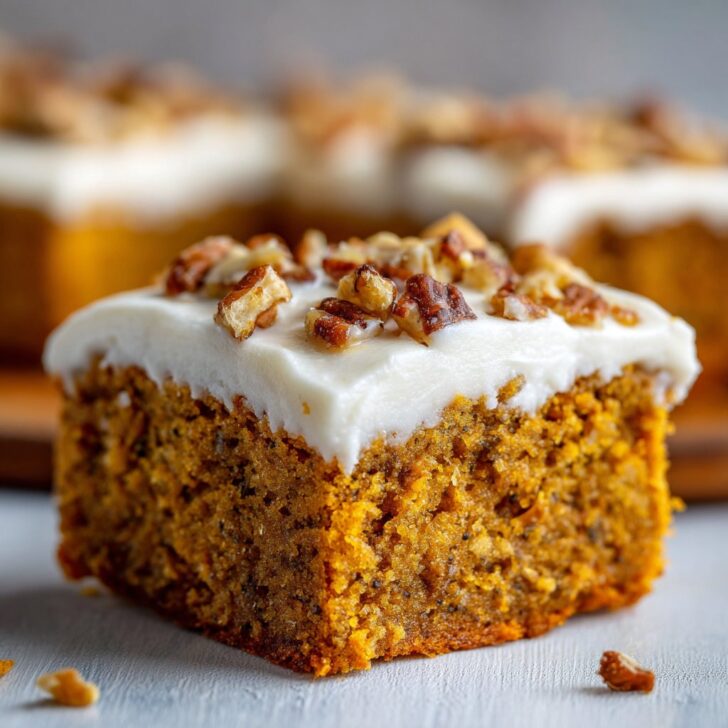 Pumpkin Bars with Cream Cheese Frosting