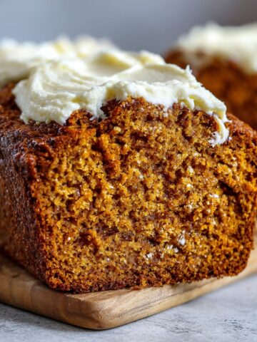 Pumpkin Bread with Cream Cheese Filling