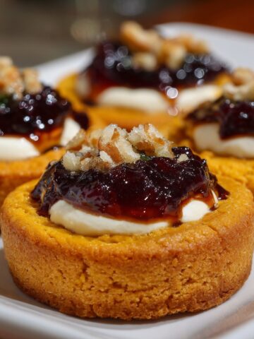 Pumpkin Cheesecake Thumbprints