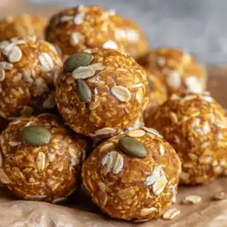 pumpkin energy balls with oats