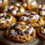 pumpkin smores cookies for fall treats