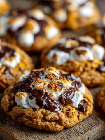 Pumpkin S’mores Cookies for Fall Treats