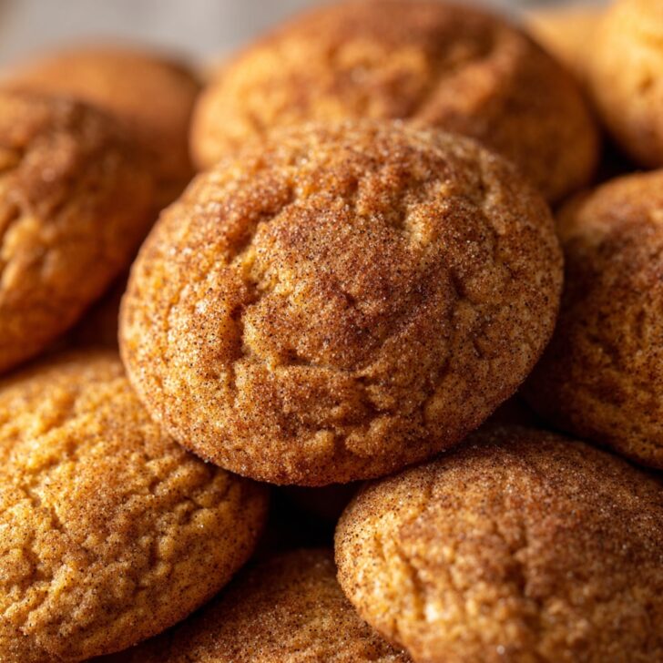 Pumpkin Snickerdoodle Cookies Soft