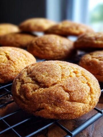Pumpkin Snickerdoodle Cookies Warm Spice