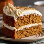 pumpkin spice cake with brown sugar