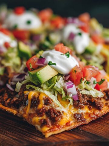Crispy Mexican Pizza (Taco Bell Style)