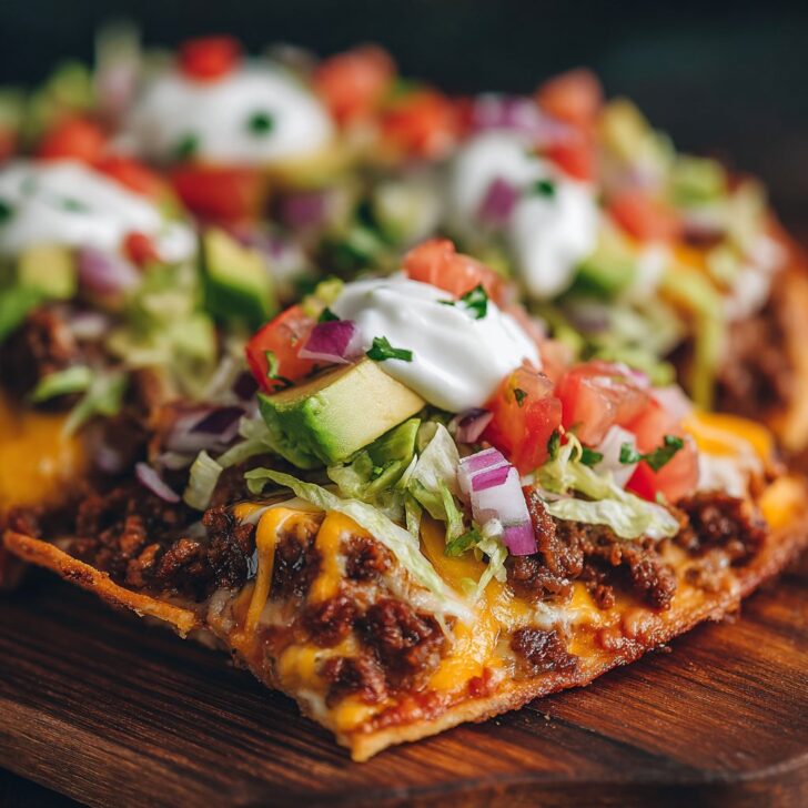 Crispy Mexican Pizza (Taco Bell Style)