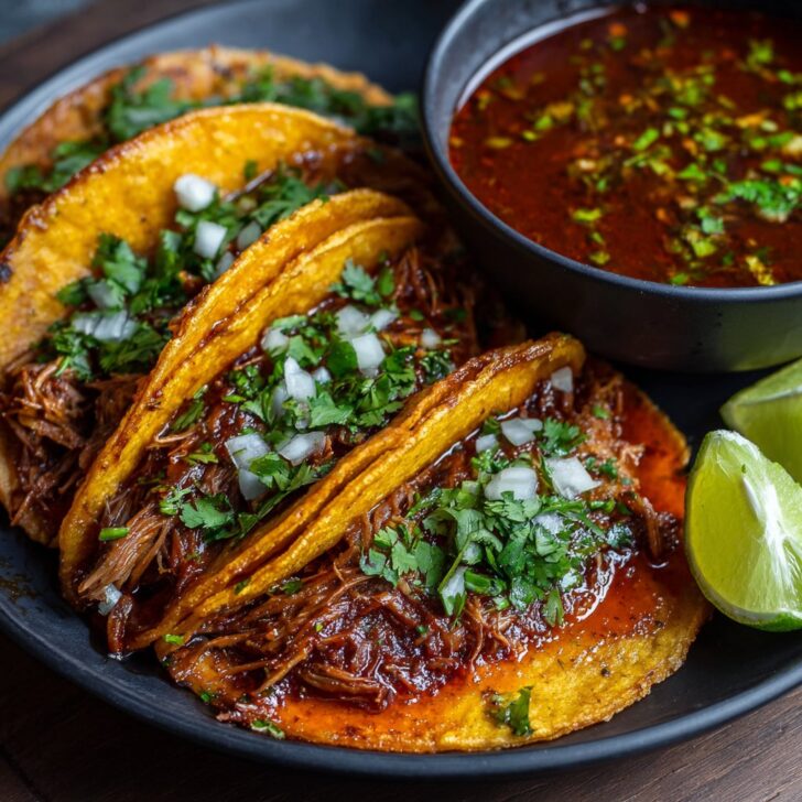 Easy Mexican Birria Tacos (Slow Cooked)