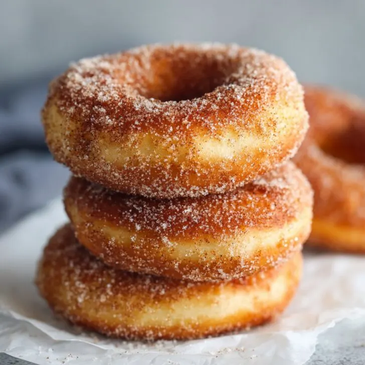 No-Fry Cinnamon Sugar Donuts