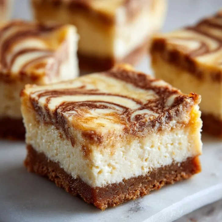 Honey Cinnamon Cheesecake Swirl Bars